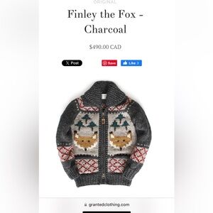 Granted 100% wool sweater